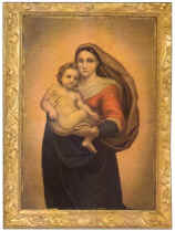 Il quadro della Madonna Sistina