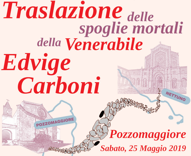 traslazione delle spoglie mortali della Venerabile Edvige Carboni